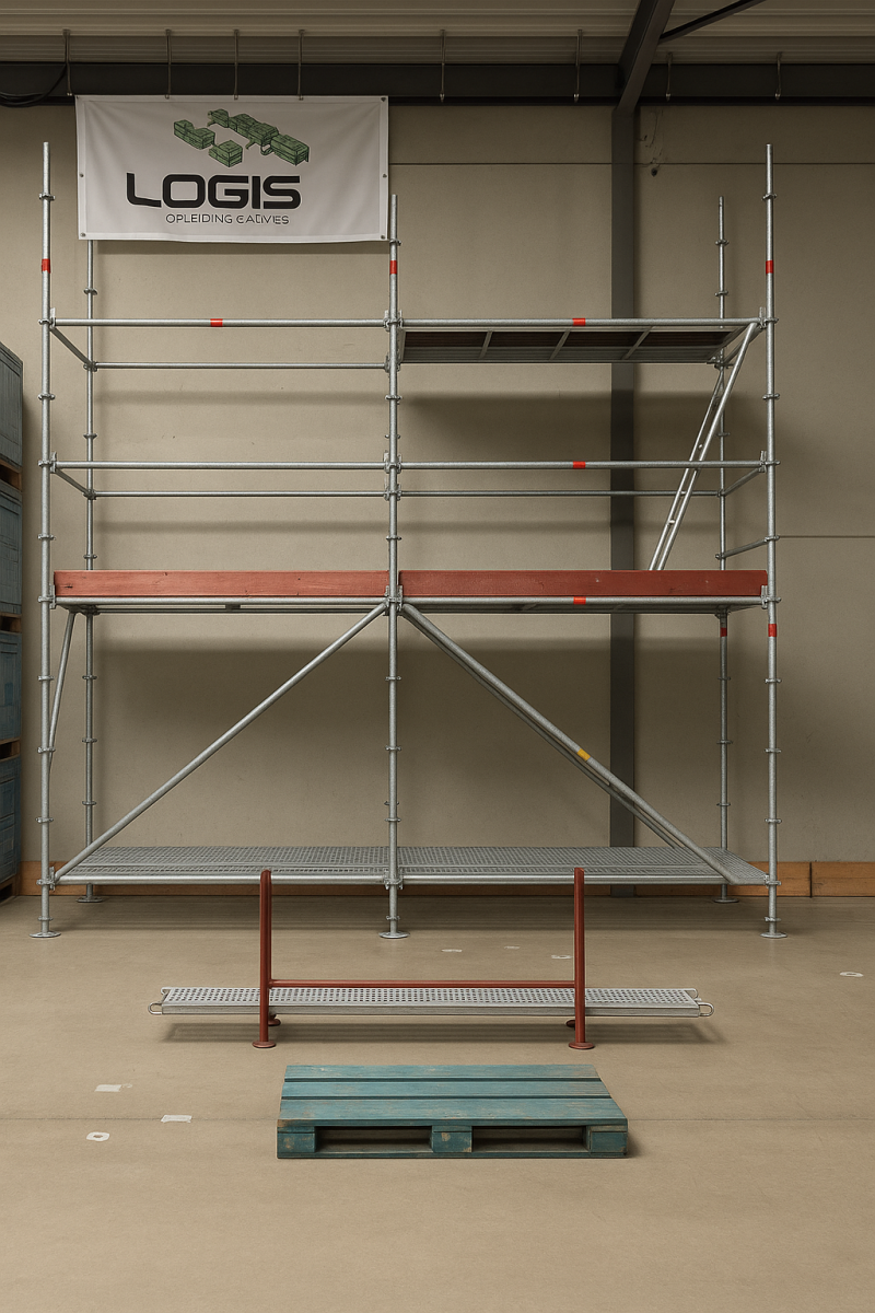 Werken op hoogte | Stellingbouw / Vaste steiger Module 3